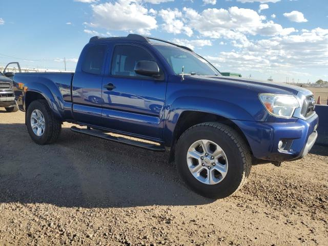 5TFUU4EN2FX123736 - 2015 TOYOTA TACOMA ACCESS CAB BLUE photo 4