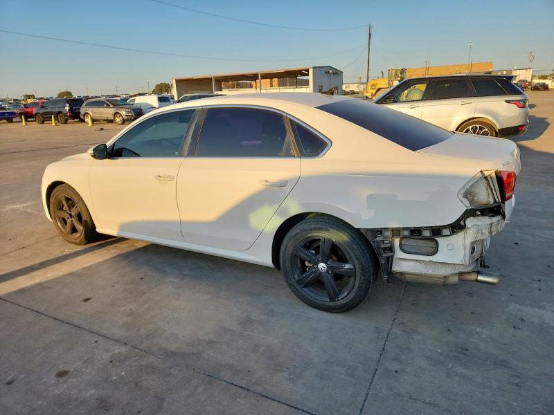 1VWBP7A32CC082643 - 2012 VOLKSWAGEN PASSAT SE Білий фото 2