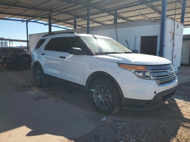 1FM5K7B82DGC10491 - 2013 FORD EXPLORER WHITE photo 4