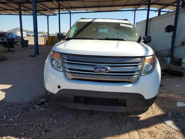 1FM5K7B82DGC10491 - 2013 FORD EXPLORER WHITE photo 5