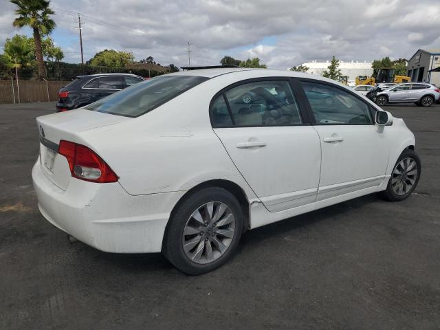 19XFA1F88AE024162 - 2010 HONDA CIVIC EX WHITE photo 3