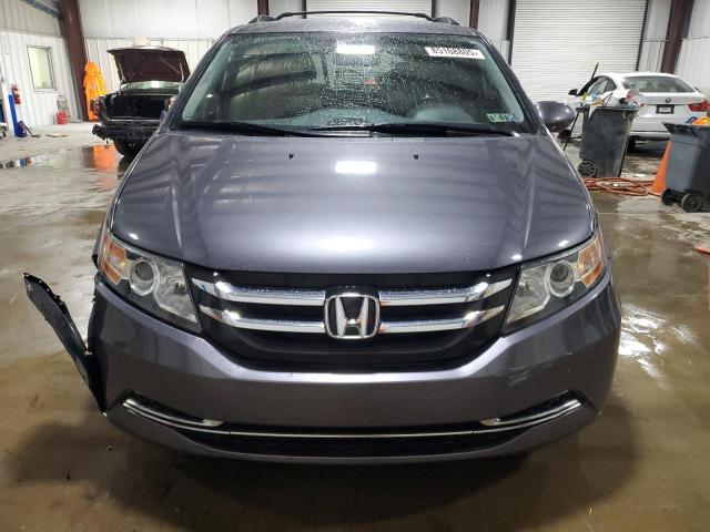 5FNRL5H69FB104548 - 2015 HONDA ODYSSEY EXL GRAY photo 5