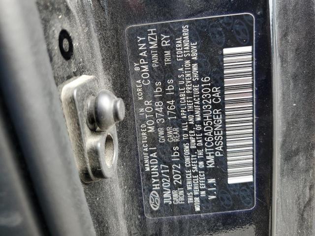 KMHTC6AD5HU323016 - 2017 HYUNDAI VELOSTER 黑色 照片 12