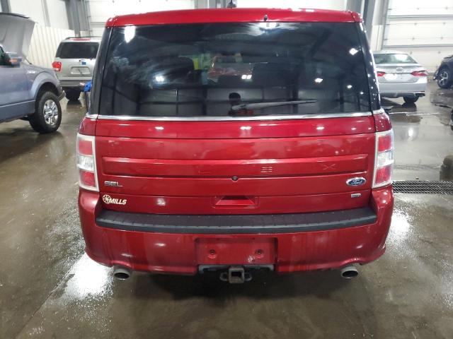 2FMHK6C8XGBA05695 - 2016 FORD FLEX SEL RED photo 6