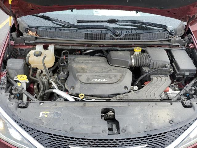 2C4RC1FG8JR289855 - 2018 CHRYSLER PACIFICA TOURING PLUS 勃艮第红 照片 12