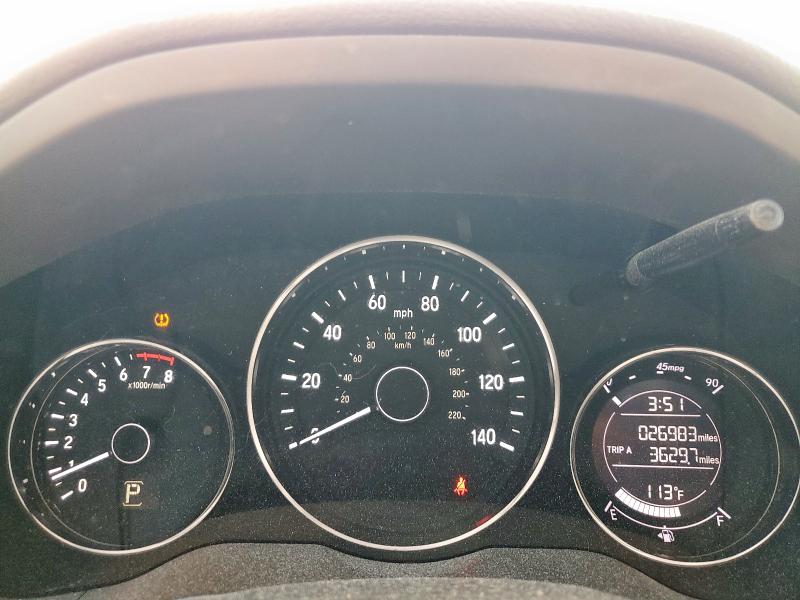 3CZRU5H16NM717085 - 2022 HONDA HR-V SPORT SILVER photo 9