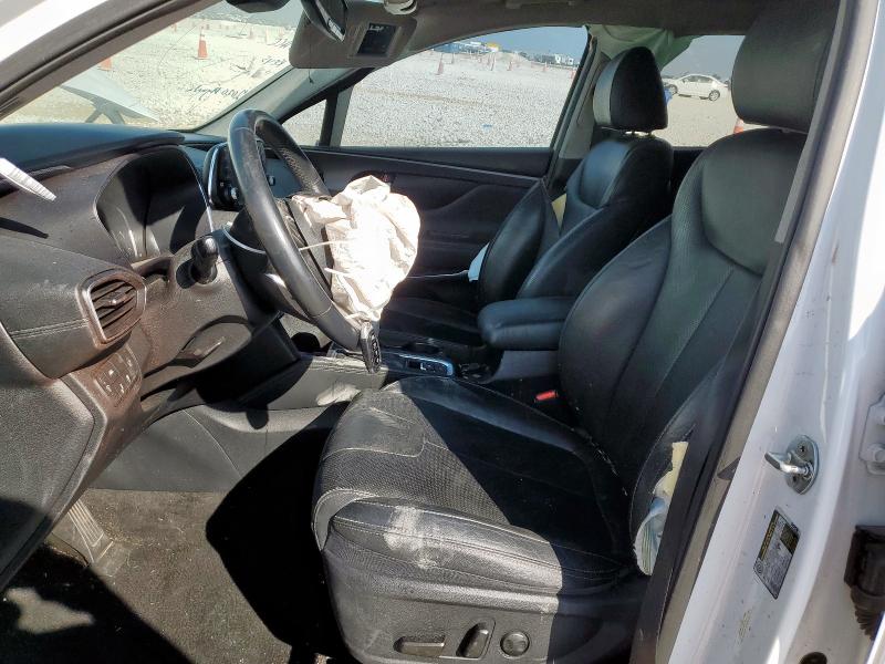 5NMS33AD6LH284886 - 2020 HYUNDAI SANTA FE SEL WHITE photo 7