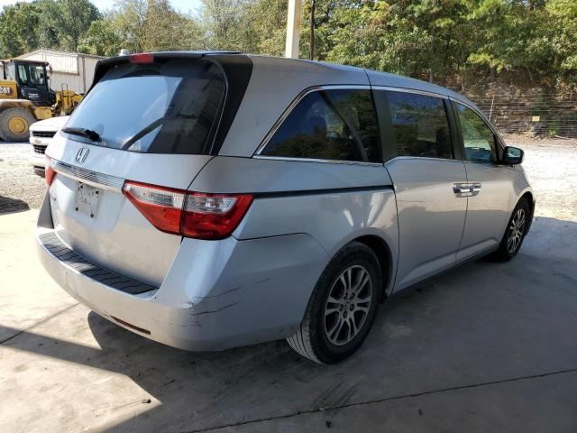 5FNRL5H48DB077791 - 2013 HONDA ODYSSEY EX SILVER photo 3