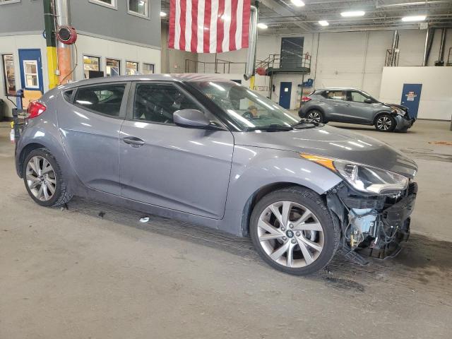 KMHTC6AD2HU310787 - 2017 HYUNDAI VELOSTER GRAY photo 4