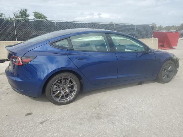 5YJ3E1EA3MF084523 - 2021 TESLA MODEL 3 BLUE photo 3