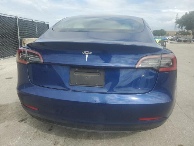 5YJ3E1EA3MF084523 - 2021 TESLA MODEL 3 BLUE photo 6