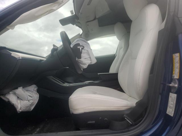 5YJ3E1EA3MF084523 - 2021 TESLA MODEL 3 BLUE photo 7