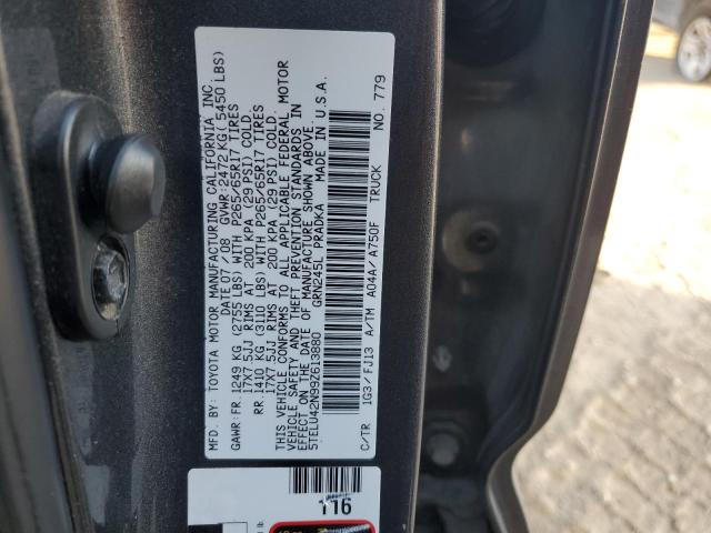 5TELU42N99Z613880 - 2009 TOYOTA TACOMA DOUBLE CAB Boz foto 12