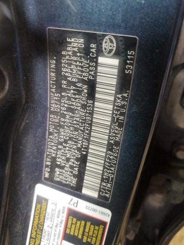 4T1BF1FK2FU971536 - 2015 TOYOTA CAMRY LE BLACK photo 12