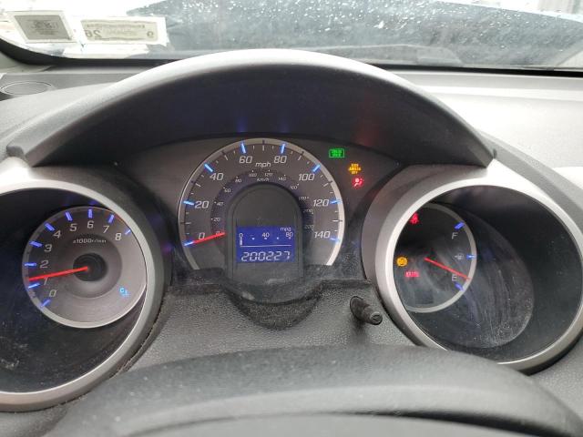 JHMGE8H49AC027377 - 2010 HONDA FIT SPORT BLUE photo 9