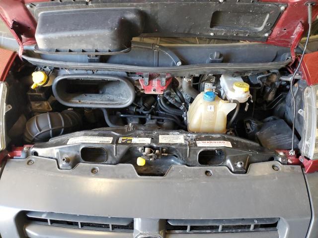 3C6TRVAGXJE118505 - 2018 RAM PROMASTER 1500 STANDARD მუქწითელი ფოტო 12