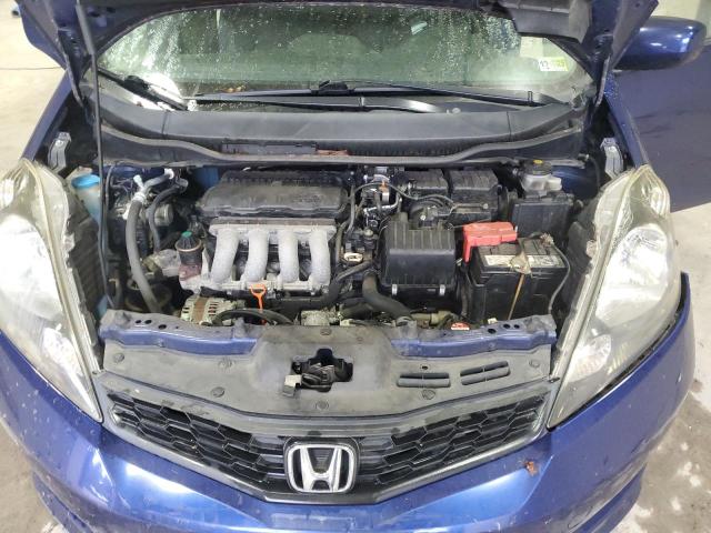 JHMGE8H59DC039106 - 2013 HONDA FIT SPORT BLUE photo 11