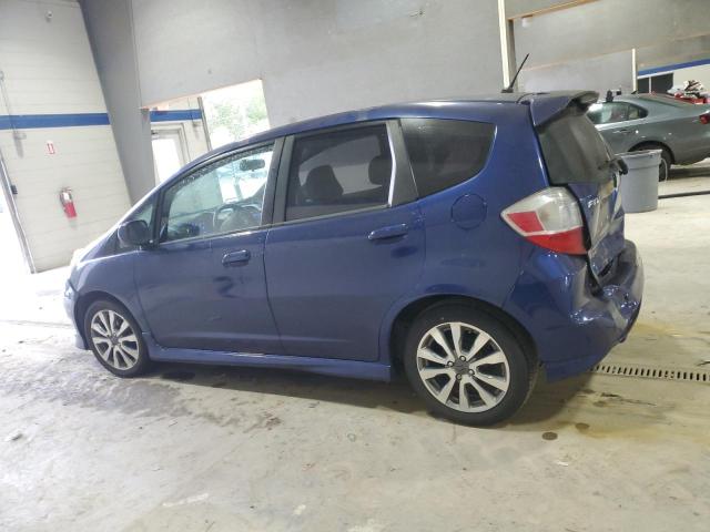 JHMGE8H59DC039106 - 2013 HONDA FIT SPORT BLUE photo 2