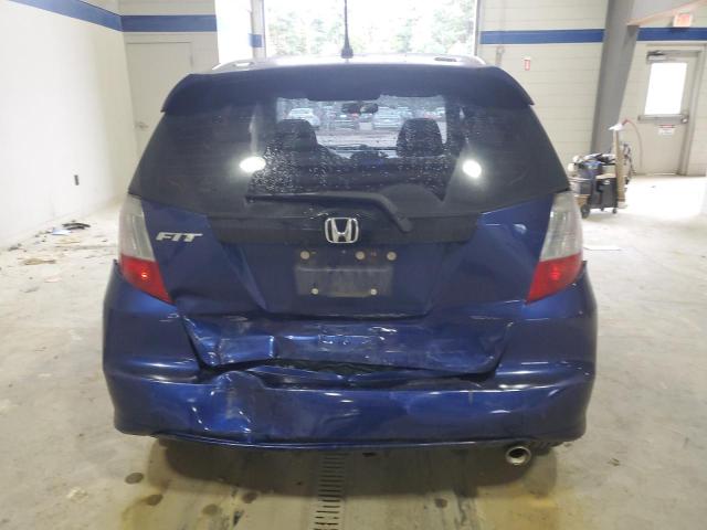 JHMGE8H59DC039106 - 2013 HONDA FIT SPORT BLUE photo 6