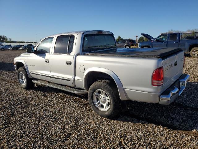1B7HG48N02S564941 - 2002 DODG DAKOTA QUAD SLT Gümüş foto 2