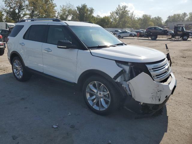 1FM5K7D85FGB72660 - 2015 FORD EXPLORER XLT WHITE photo 4