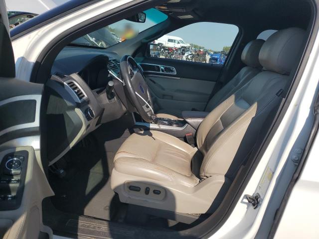 1FM5K7D85FGB72660 - 2015 FORD EXPLORER XLT WHITE photo 7
