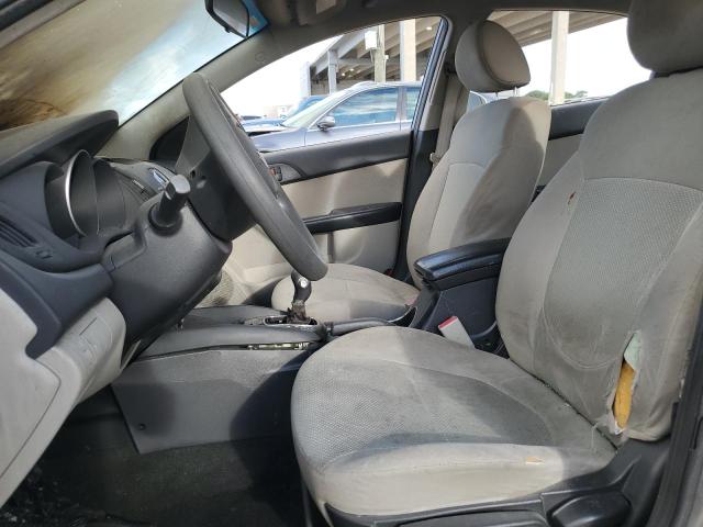 KNAFU4A2XC5594817 - 2012 KIA FORTE EX SILVER photo 7