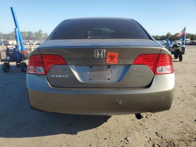 2HGFA16846H511307 - 2006 HONDA CIVIC EX GRAY photo 6