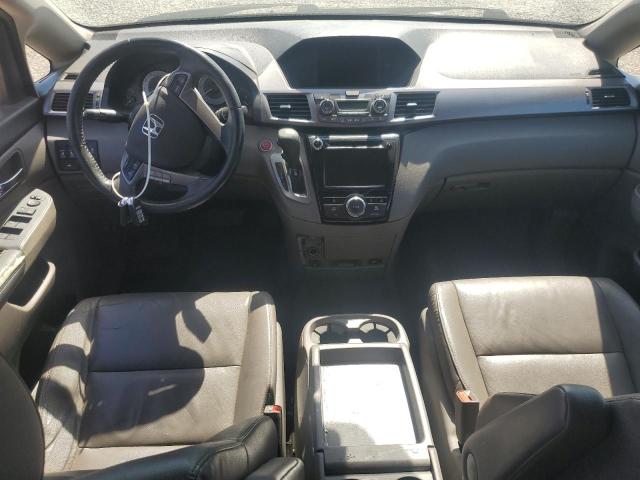 5FNRL5H66EB112010 - 2014 HONDA ODYSSEY EXL SILVER photo 8