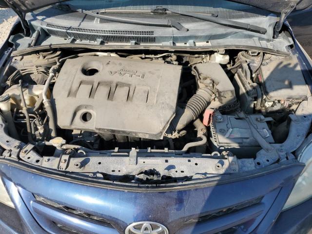 2T1BU4EE7DC099985 - 2013 TOYOTA COROLLA BASE ლურჯი ფოტო 11