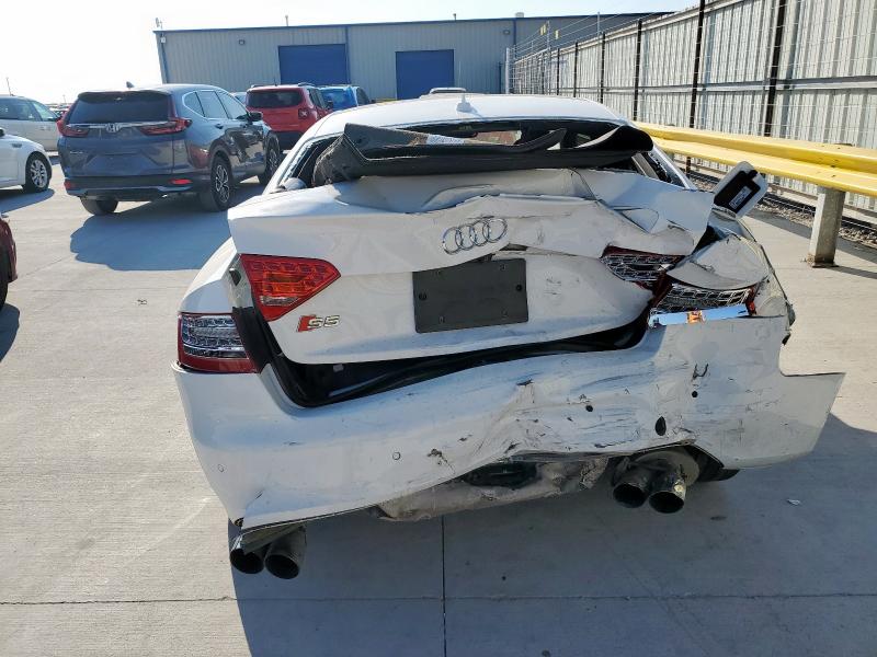 WAUVVAFR2AA051480 - 2010 AUDI S5 PRESTIGE Ақ фото 6