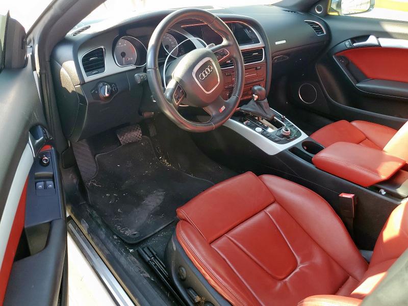 WAUVVAFR2AA051480 - 2010 AUDI S5 PRESTIGE Ақ фото 8