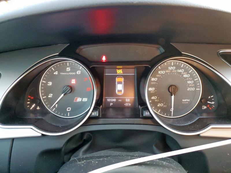 WAUVVAFR2AA051480 - 2010 AUDI S5 PRESTIGE Ақ фото 9