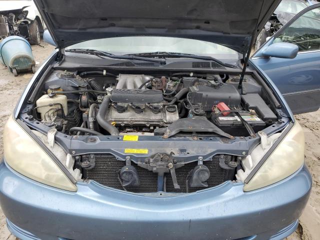 4T1BF30K02U535945 - 2002 TOYOTA CAMRY LE BLUE photo 11
