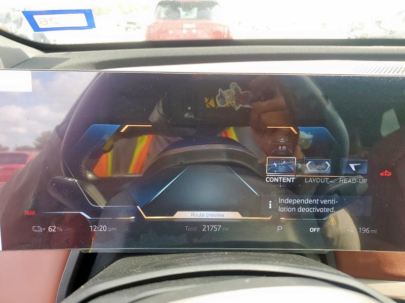 WB523CF02RCN70226 - 2024 BMW IX XDRIVE50 WHITE photo 9