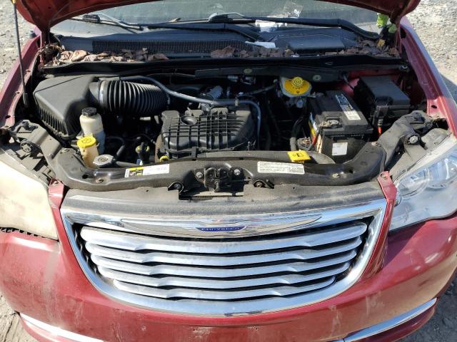 2C4RC1CG8ER113608 - 2014 CHRYSLER TOWN & COU TOURING L BURGUNDY photo 12