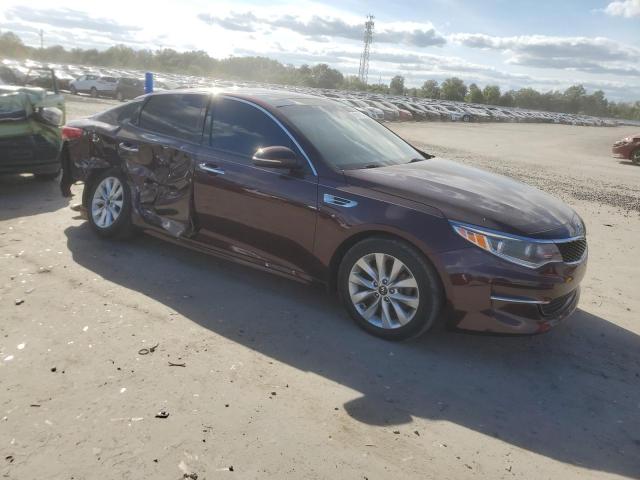 5XXGU4L34GG085434 - 2016 KIA OPTIMA EX BURGUNDY photo 4