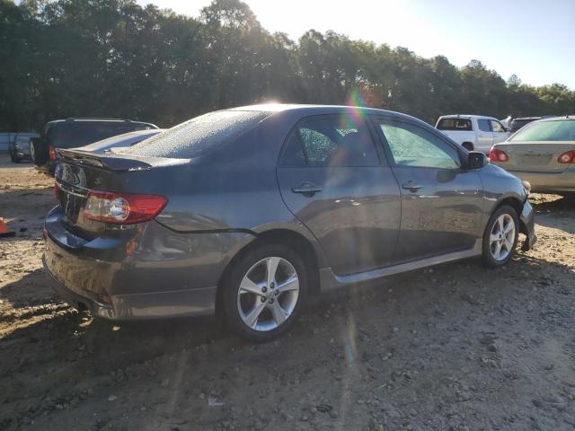 2T1BU4EEXBC657258 - 2011 TOYOTA COROLLA BASE გრაფიტი ფოტო 3