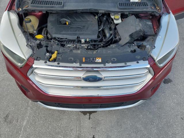 1FMCU0GD7JUA02084 - 2018 FORD ESCAPE SE Czerwony zdjęcie 12