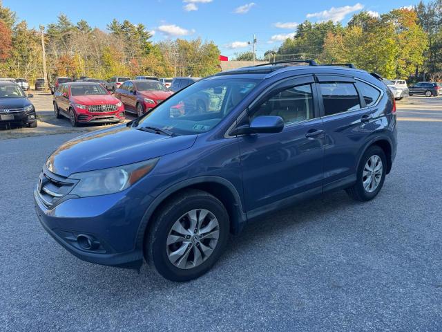 5J6RM4H54CL005055 - 2012 HONDA CR-V EX BLUE photo 2