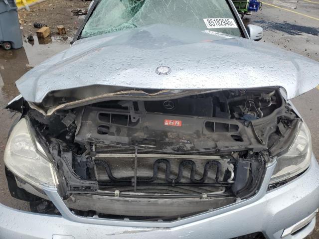 WDDGF8AB9DR247472 - 2013 MERCEDES-BENZ C 300 4MATIC BLUE photo 11
