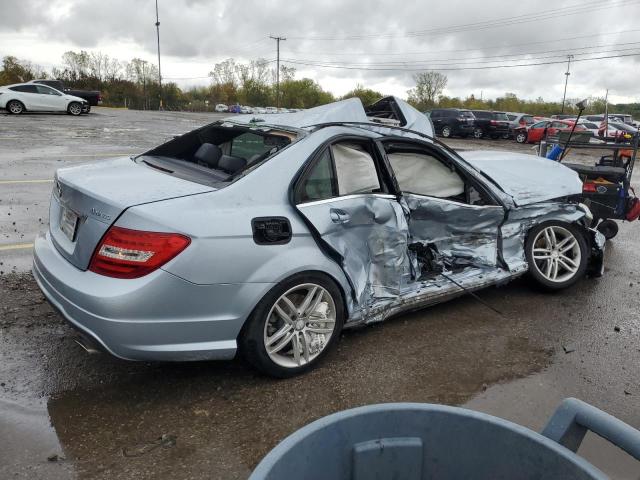 WDDGF8AB9DR247472 - 2013 MERCEDES-BENZ C 300 4MATIC BLUE photo 3
