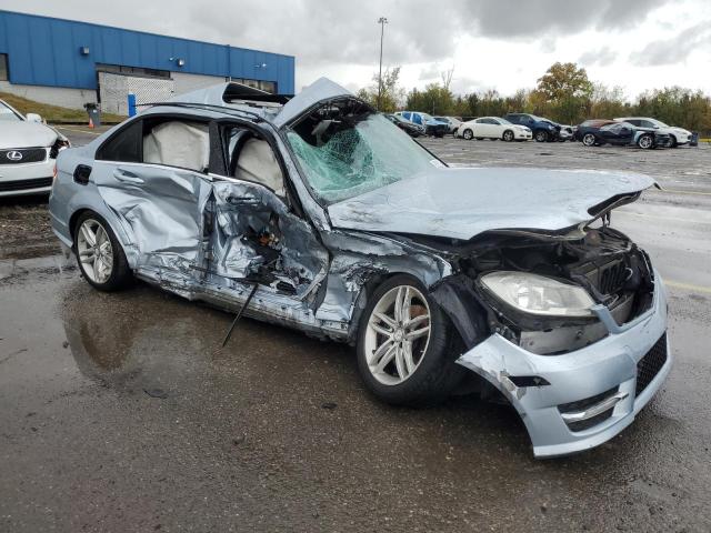 WDDGF8AB9DR247472 - 2013 MERCEDES-BENZ C 300 4MATIC BLUE photo 4