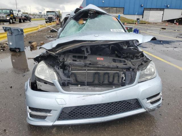 WDDGF8AB9DR247472 - 2013 MERCEDES-BENZ C 300 4MATIC BLUE photo 5
