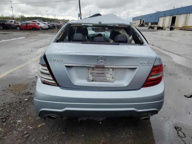 WDDGF8AB9DR247472 - 2013 MERCEDES-BENZ C 300 4MATIC BLUE photo 6