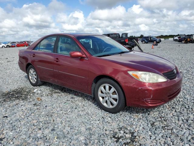 JTDBE30KX20043518 - 2002 TOYOTA CAMRY LE RED photo 4