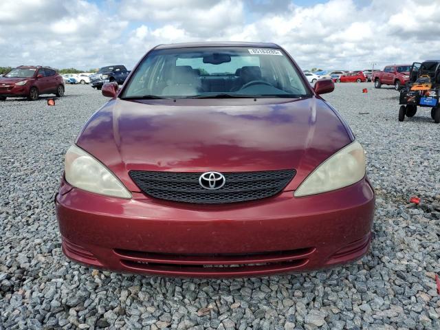 JTDBE30KX20043518 - 2002 TOYOTA CAMRY LE RED photo 5