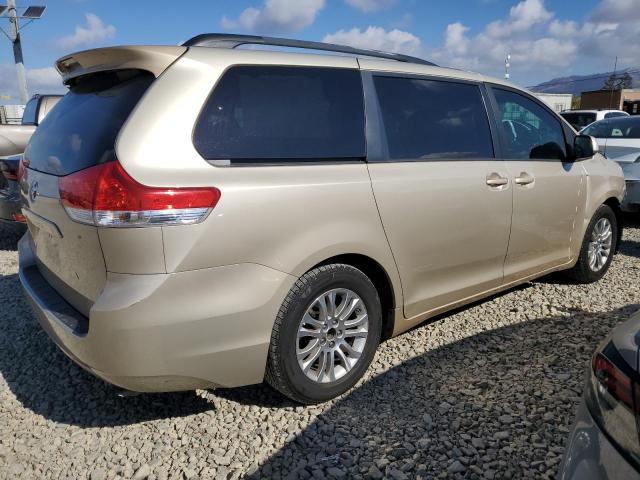 5TDYK3DC2DS356679 - 2013 TOYOTA SIENNA XLE BEIGE photo 3