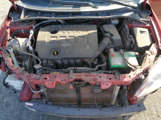 JTDBU4EE2B9155107 - 2011 TOYOTA COROLLA BASE Rot Foto 11