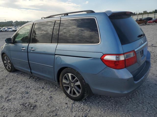 5FNRL38855B036916 - 2005 HONDA ODYSSEY TOURING BLUE photo 2